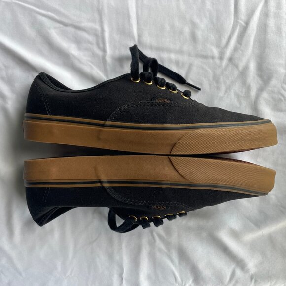Vans Authentic Black / Gum Size - Men's 10D US - Picture 4 of 6